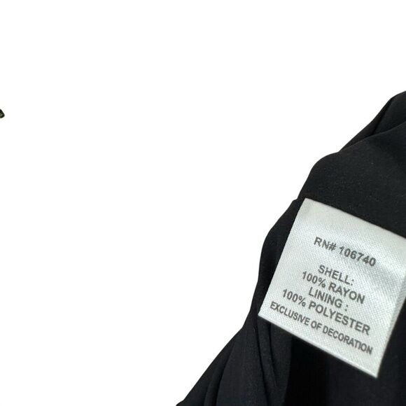 The Pyramid Collection Medium Midi Maxi Dress Prairie Prairiecore Black Womens - Picture 4 of 16